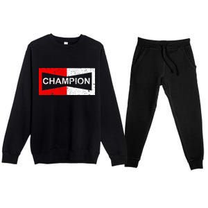 Champion Premium Crewneck Sweatsuit Set