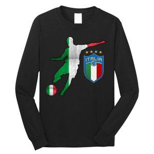 Champions Italy Jersey Italia Soccer Fan 2021 Long Sleeve Shirt