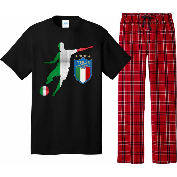 Champions Italy Jersey Italia Soccer Fan 2021 Pajama Set