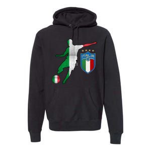 Champions Italy Jersey Italia Soccer Fan 2021 Premium Hoodie