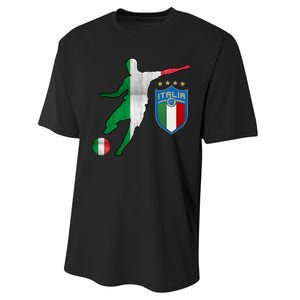 Champions Italy Jersey Italia Soccer Fan 2021 Performance Sprint T-Shirt