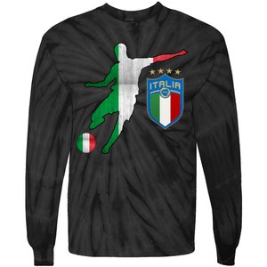 Champions Italy Jersey Italia Soccer Fan 2021 Tie-Dye Long Sleeve Shirt