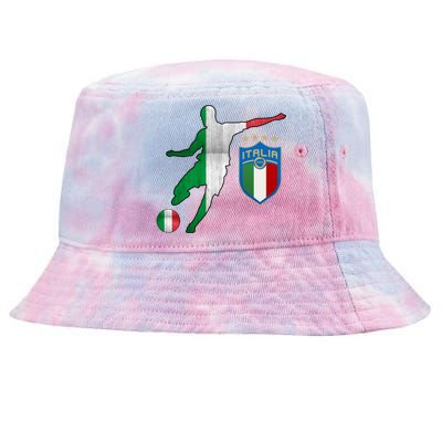 Champions Italy Jersey Italia Soccer Fan 2021 Tie-Dyed Bucket Hat