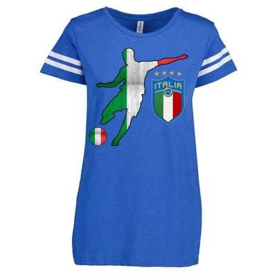 Champions Italy Jersey Italia Soccer Fan 2021 Enza Ladies Jersey Football T-Shirt