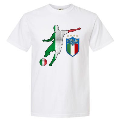 Champions Italy Jersey Italia Soccer Fan 2021 Garment-Dyed Heavyweight T-Shirt