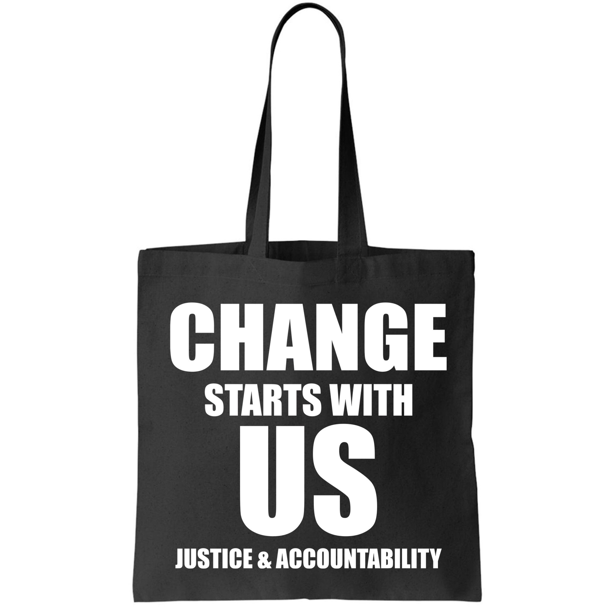 Change Starts With US Justice Peace Bag