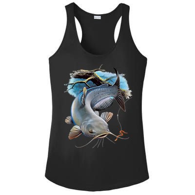 Channel Catfish Ladies PosiCharge Competitor Racerback Tank