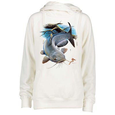 Channel Catfish Womens Funnel Neck Pullover Hood