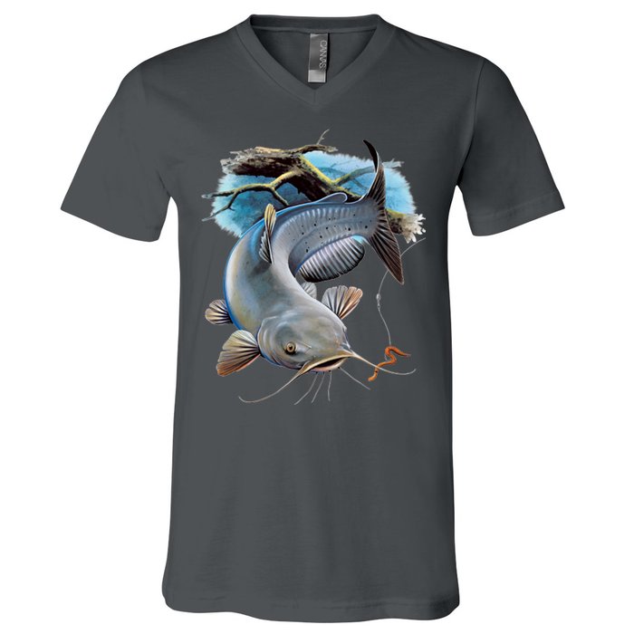 Channel Catfish V-Neck T-Shirt