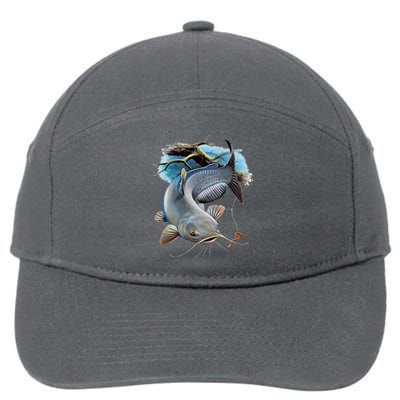 Channel Catfish 7-Panel Snapback Hat