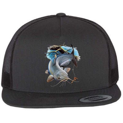 Channel Catfish Flat Bill Trucker Hat