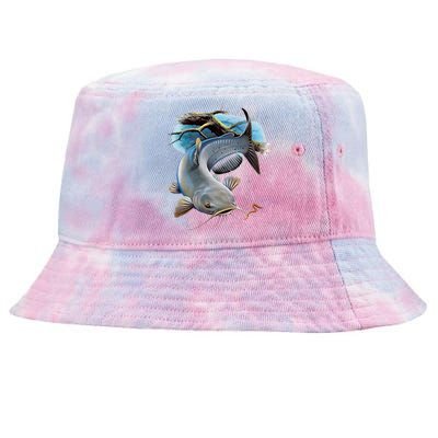 Channel Catfish Tie-Dyed Bucket Hat