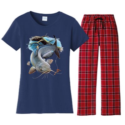 Channel Catfish Women's Flannel Pajama Set