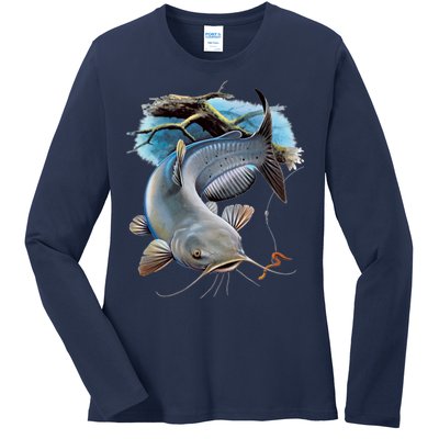 Channel Catfish Ladies Long Sleeve Shirt