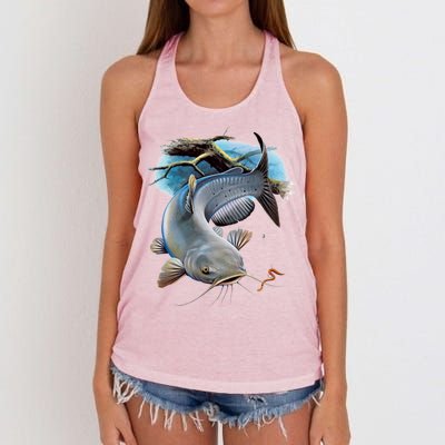 Channel Catfish Women's Knotted Racerback Tank