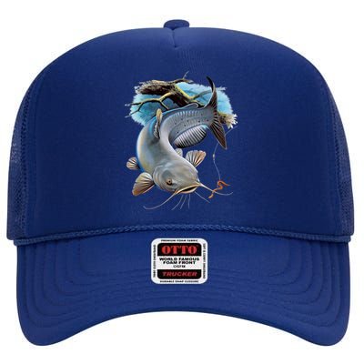 Channel Catfish High Crown Mesh Back Trucker Hat