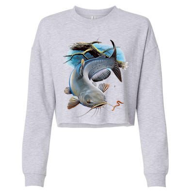 Channel Catfish Cropped Pullover Crew