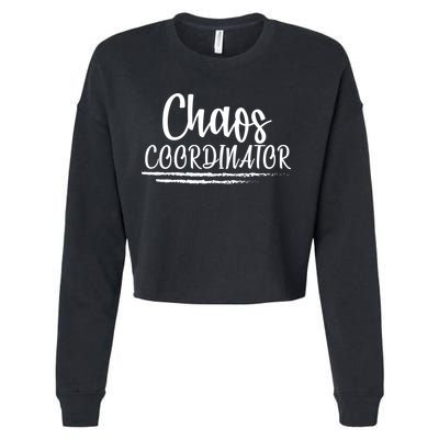 Chaos Coordinator Cropped Pullover Crew
