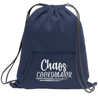 Chaos Coordinator Sweatshirt Cinch Pack Bag