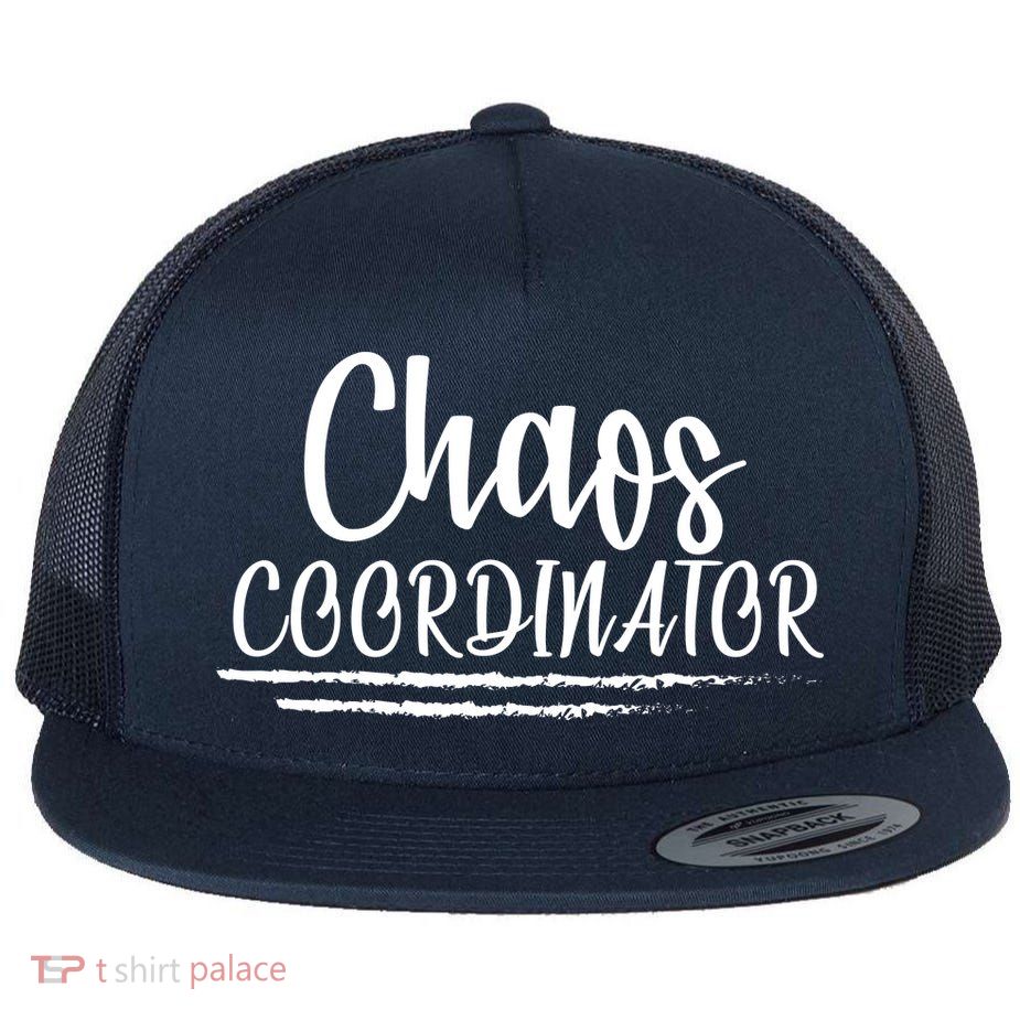 Chaos Coordinator Flat Bill Trucker Hat