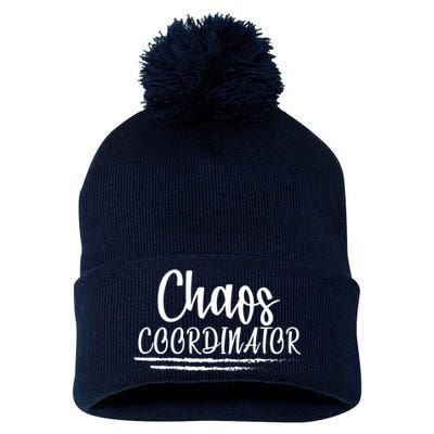 Chaos Coordinator Pom Pom 12in Knit Beanie