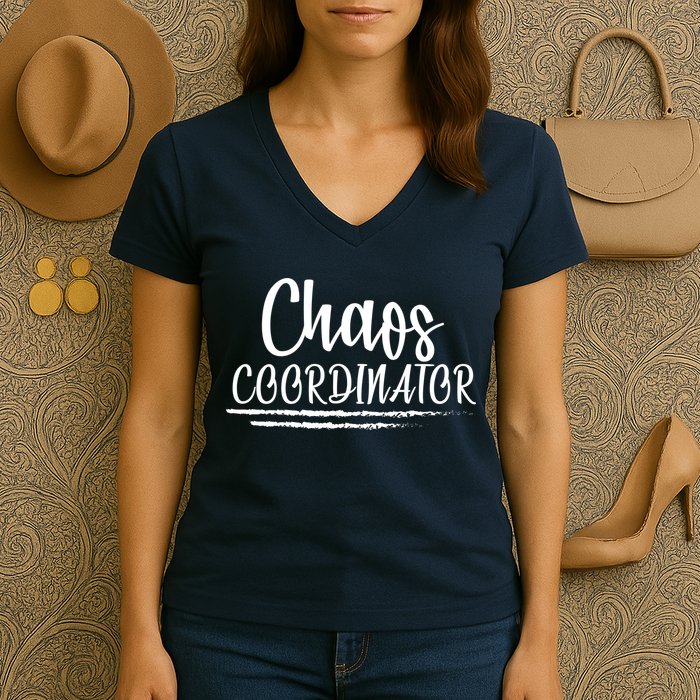 Chaos Coordinator Women's V-Neck T-Shirt