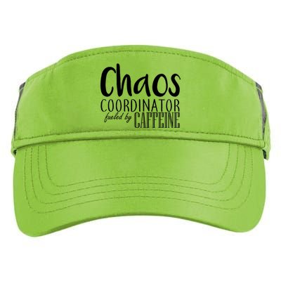 Chaos Coordinator Fueled By Caffeine Adult Drive Performance Visor