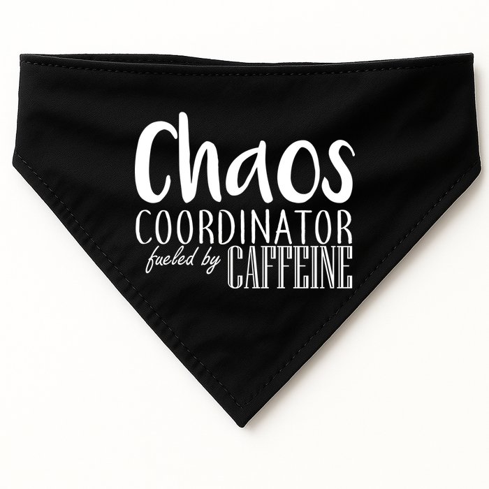 Chaos Coordinator Fueled By Caffeine USA-Made Doggie Bandana