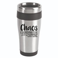 Chaos Coordinator Fueled By Caffeine 16oz Travel Tumbler