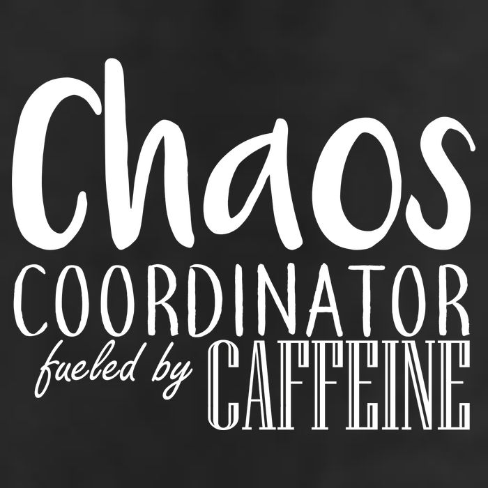 Chaos Coordinator Fueled By Caffeine Golf Towel