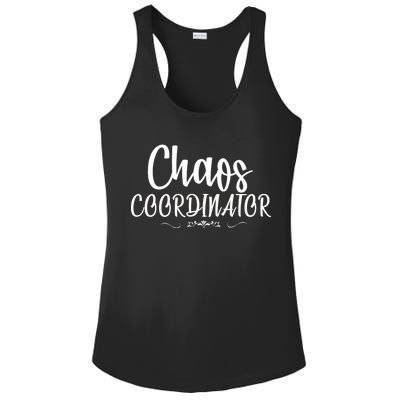 Chaos Coordinator Logo Ladies PosiCharge Competitor Racerback Tank