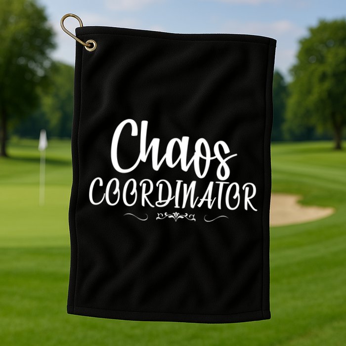 Chaos Coordinator Logo Golf Towel
