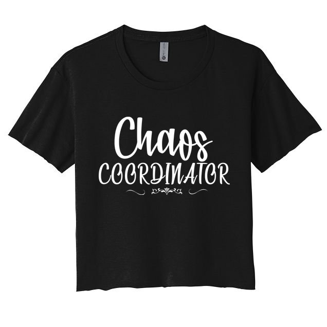 Chaos Coordinator Logo Crop Top
