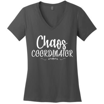 Chaos Coordinator Logo Women's V-Neck T-Shirt