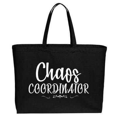 Chaos Coordinator Logo Cotton Canvas Jumbo Tote