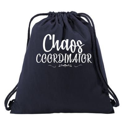 Chaos Coordinator Logo Drawstring Bag