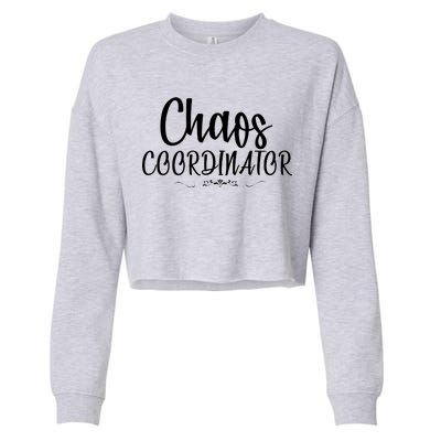 Chaos Coordinator Logo Cropped Pullover Crew