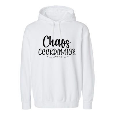 Chaos Coordinator Logo Garment-Dyed Fleece Hoodie