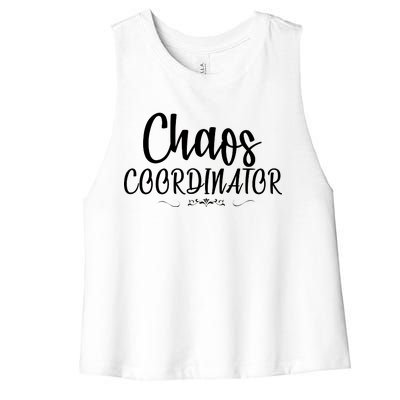 Chaos Coordinator Logo Women's Racerback Cropped Tank