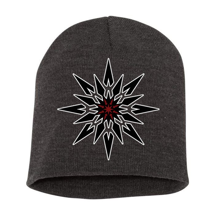 Chaos Star Short Acrylic Beanie