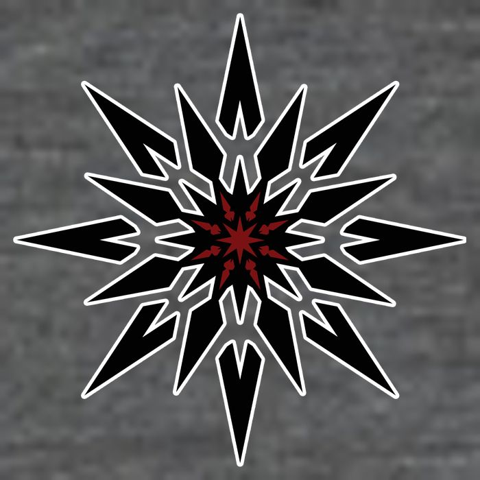 Chaos Star Short Acrylic Beanie