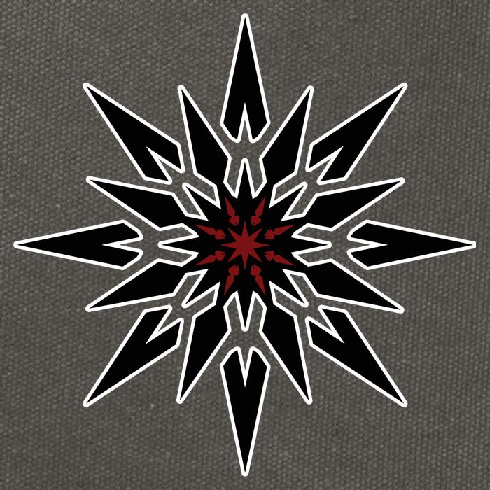 Chaos Star Cotton Canvas Backpack