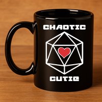 Chaotic Cutie 11oz C Handle Ceramic Mug