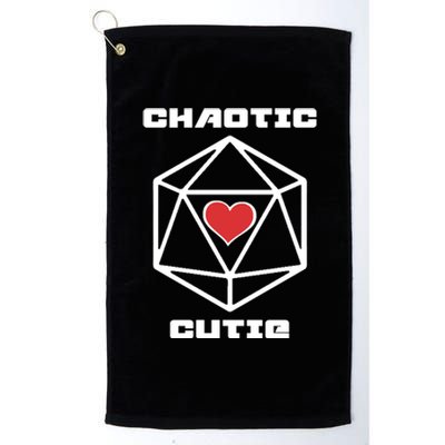 Chaotic Cutie Platinum Collection Golf Towel