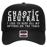 Chaotic Neutral Alignment High Crown Mesh Back Trucker Hat