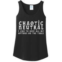 Chaotic Neutral Alignment Ladies Essential Tank