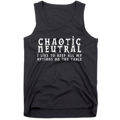 Chaotic Neutral Alignment Tank Top