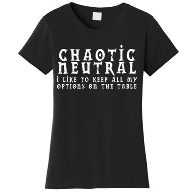 Chaotic Neutral Alignment Women's T-Shirt