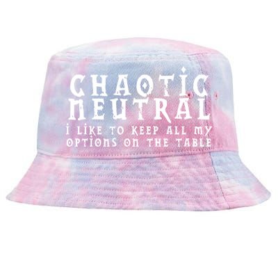 Chaotic Neutral Alignment Tie-Dyed Bucket Hat