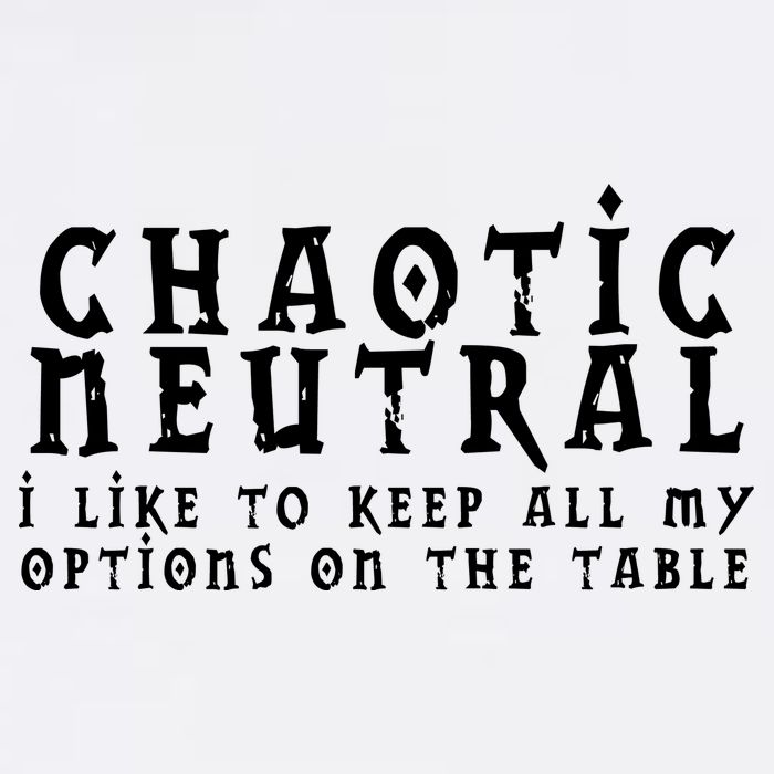 Chaotic Neutral Alignment Garment-Dyed Sweatshirt
